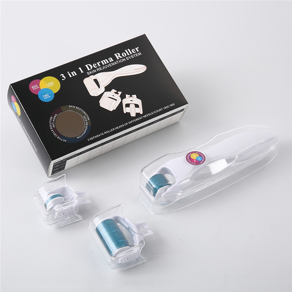 Beauty Equipment 600 Microneedle 3 in 1 Derma Roller Wheel Beauty Needle Eye Microneedle Health Face Beauty Microneedles