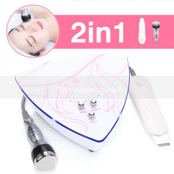 2018 Portable Mini Facial Device Ultrasonic Skin Scrubber and Ultrasonic Machine for Skin Cleaning Beauty Device