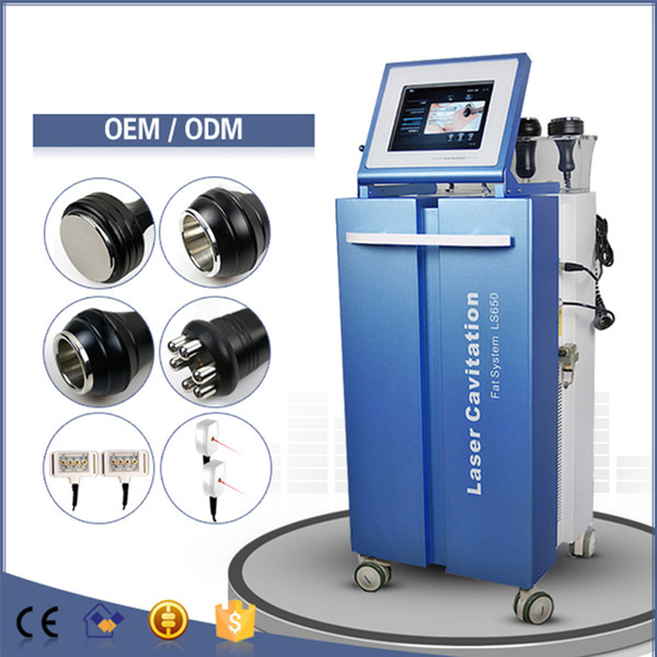 2018 New Arrival !!! Professional multifunctional body slimming machine rf vacuum fat 40K cavitation lipo laser machine CE/DHL