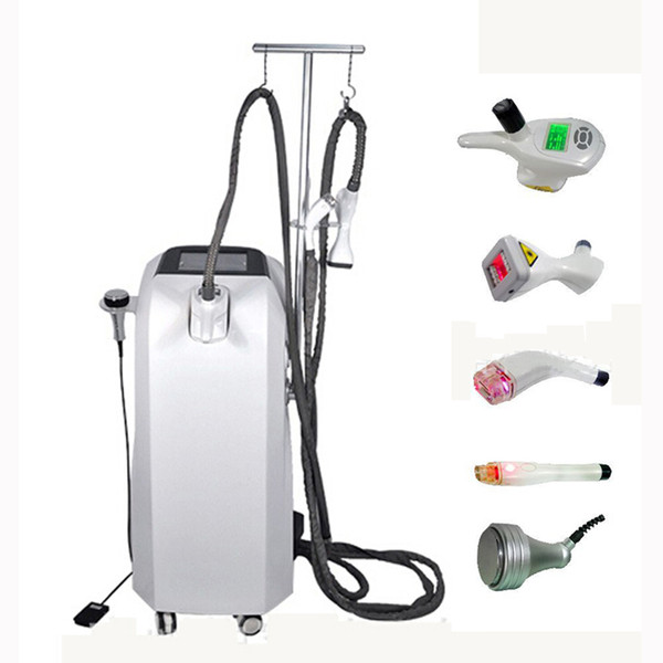 Velashape Cellulite Reduction Machine with Vacuum+RF+infrared+roller+Cavitation system slimming machine