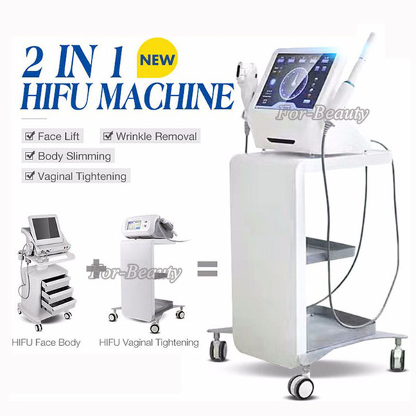 New 2 In 1 HIFU Face Lifting Skin Lifting And Vaginal Tightening Vaginal Rejuvenation HIFU Machine