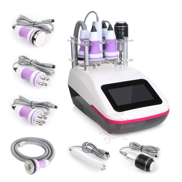 Best choice 6 in 1 cavitation slimming machine vacuum radio frequency cooling skin tighten body shaping machine