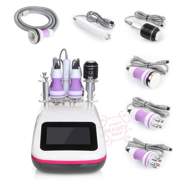 New arrive 6 in 1 Ultrasonic Cavitation Radio Frequency slimming machine rf vacuum cooling wrinkle removal equipment