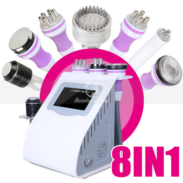 Spa Vacuum RF 40K Cavitation Ultrasonic Photon Micro Current Face&Body Slimming Lifting 8 in1 Beauty Machine