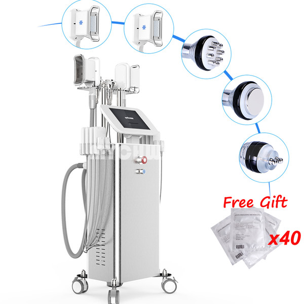 Best Quality 40K Cavitation +2D Double Hanndles Fat Freezer+ Mulitpolar RF+ LED Photon Fat Loss Beauty Machine