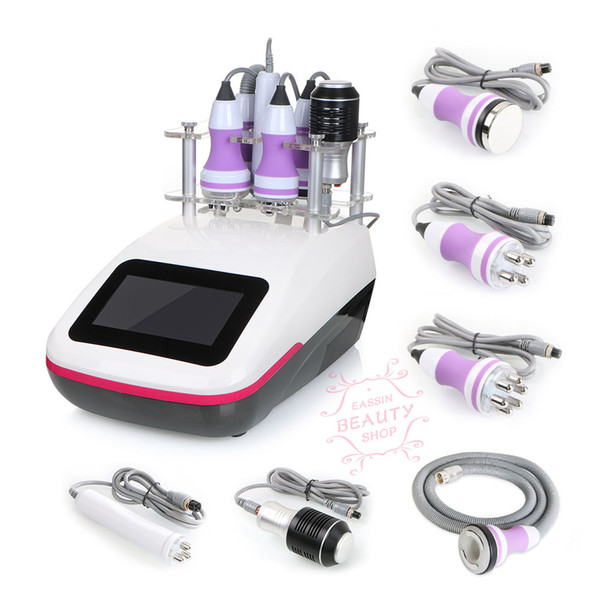 New design salon use cavitation rf vacuum machine skin rejuvenation fat burning beauty equipment with cold probe