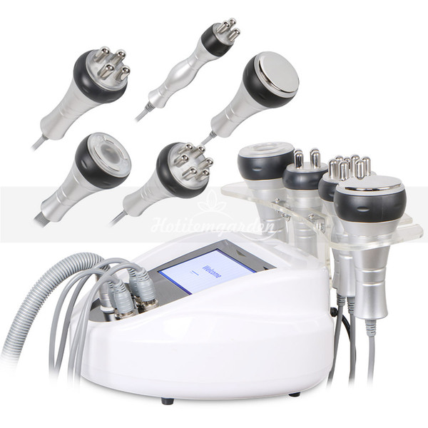 5 in 1 Ultrasonic Liposuction 40k Cavitation Fat Burning RF vacuum skin tighten Body Slimming Machine Spa