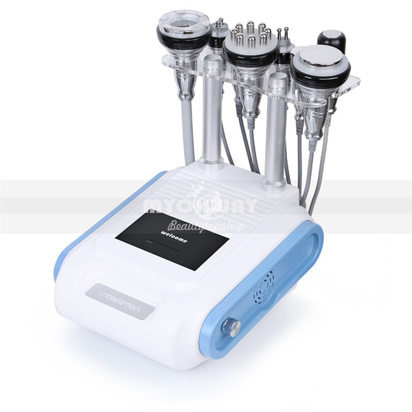 Salon use 3Mhz Ultrasonic Bio Hot cold hammer skin care vacuum slimming cavitation rf machine 8 in 1