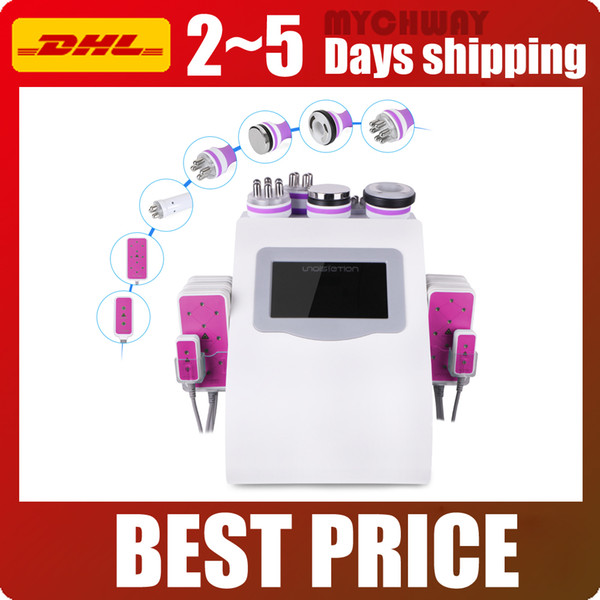 6 In 1 Ultrasonic Cavitation Vacuum Radio Frequency Lipo Laser Slimming Machine for Spa Hot Sale Good Result