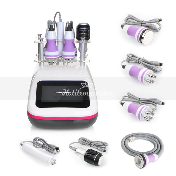 New product cold probe 40k unoisetion cavitation radio frequency vacuum suction fat burning facial care machine spa use