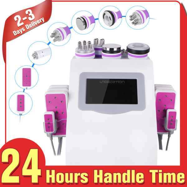 High Quality Skin Care 40k Ultrasonic liposuction Cavitation 8 Pads LLLT lipo Laser Slimming Machine Vacuum RF Skin Care Salon Spa Equipment