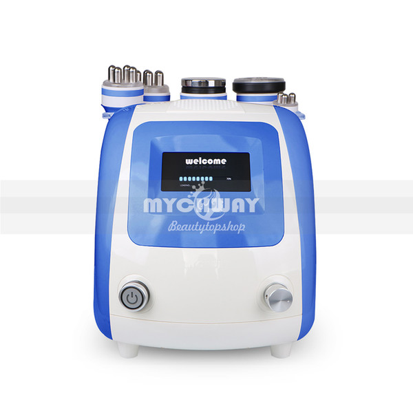 Popular 5 In 1 Ultrasonic Cavitation Vacuum Bipolar RF Skin rejuvenation cavitation slimming salon equipment three colors to choose