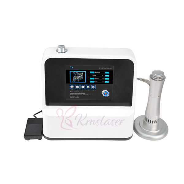 Portable shockwave therapy has low intensity for joints pain and erectile dysfunction ED treatment physiotheraply machine