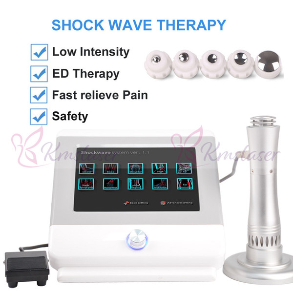 High quality Portable physical therapy shockwave back pain relieve shock wave/ Electromagnetically radial shockwave for ED treatment