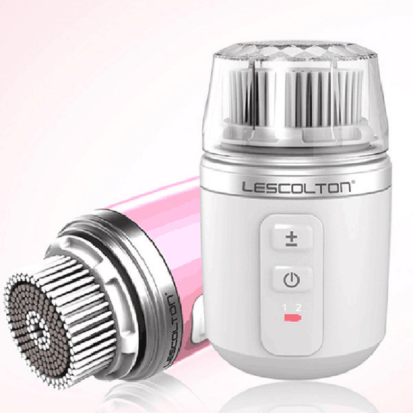 Lescolton Face clean Ultrasonic Electric Hair Permanent Epilator Wash Brush Beauty Equipment with retail box Face Beauty DHL FREE SHIPPING