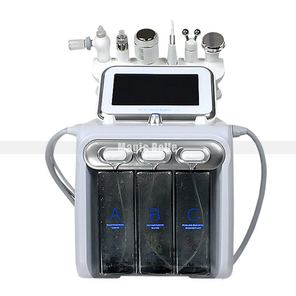 6 in 1 multi-functional beauty instrument Skin tightening and lifting hydrogen oxygen activated small bubbles