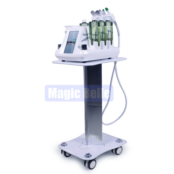 New portable rf diamond dermabrasion equipment hydrotherapy machine multi-polar radio Ultrasound head skin cleaning device