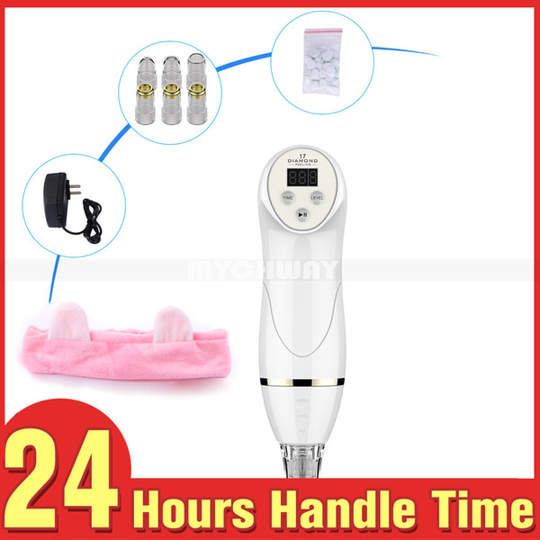 Hottest diamond microdermabrasion facial skin deep cleansing skin rejuvenation dermabrasion diamond peeling machine+Free Gift Pink Head WRAP