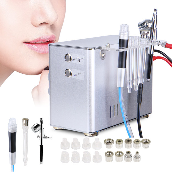 3IN1 Hydro facial Water Spray Jet Diamond Microdermabrasion Dermabrasion Skin Rejuvenation Acne Scars Treatment Face Peel Beauty Spa Machine