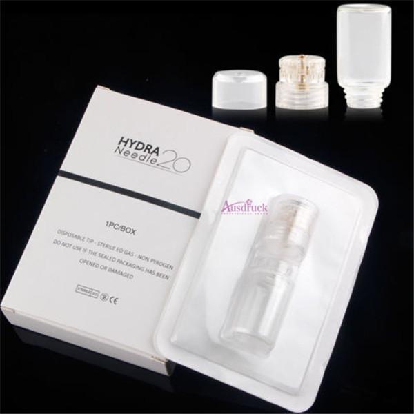 Hydra Micro Needle Applicator Glass Bottle Serum Injection into skin Reusable