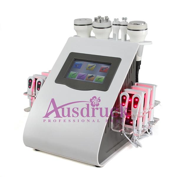 New arrival 10 pads Lipo diode Laser LLLT Ultrasonic Cavitation Vacuum Radio Frequency BIO Tripolar RF Machine BEAUTY LS80