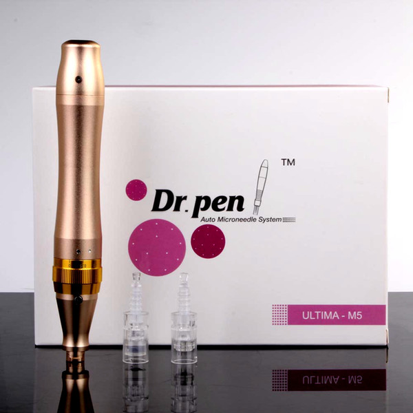 Rechargeable Auto Electic ULTIMA Derma Dr.pen Micro Needle Roller Beauty Skin Care Rejuvenation Therapy Needle Cartridges