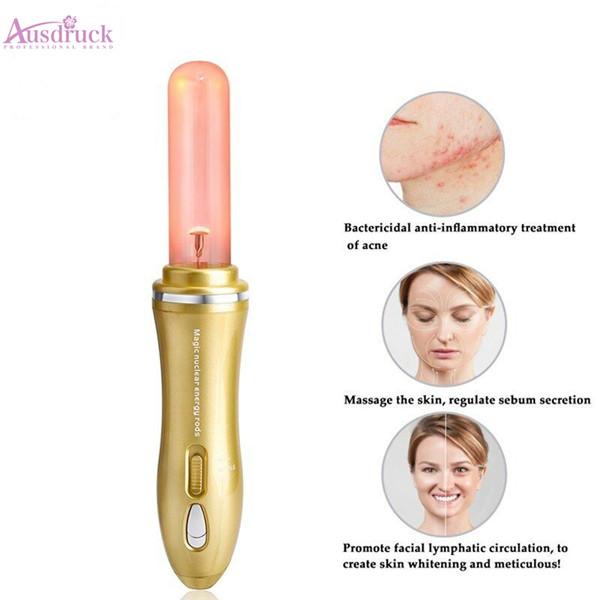 High Frequency Electro Therapy Current Sterilize Bacteria spot removal Device Beauty Instrument