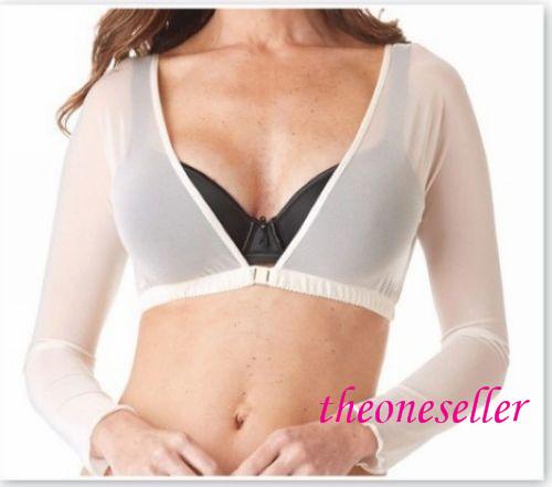 Amazing Arms Mesh Shirt Gauze Exposed Navel And Chest Buckle Short Paragraph Long-Sleeved T-shirt Free Shipping