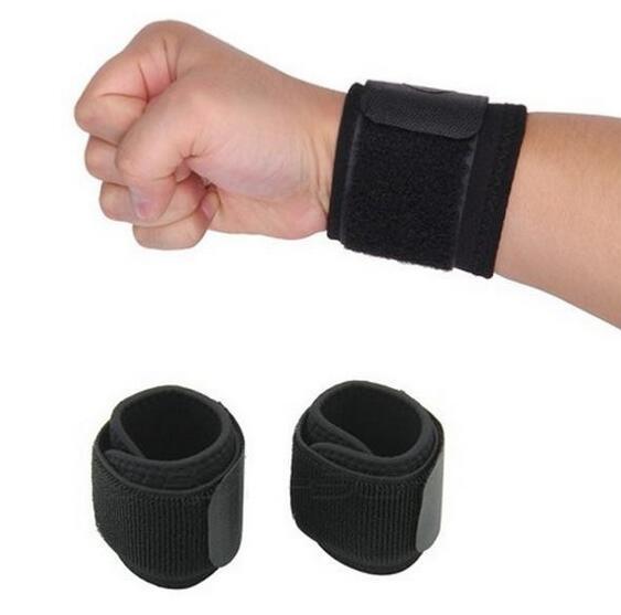 1pair Adjustable Elastic Wrist Support Bracer Protect Wrapping Strap Reliable Weight Lifting Cuff Wrist Guard Wristguard Bandage