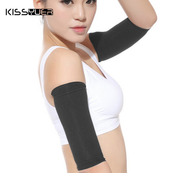 Dropship Black Seamless Slimming Arm Shapers Women Weight Loss Arm Shapewear for Women Slimmer Hot Shaper Ladies Arms Trainer