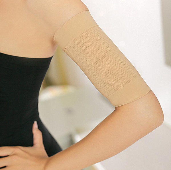 Black Beige 2018 Hot Sale Free Size Women Slim Weight Loss Thin Arm Shaper Wrap Belt Ladies Arm Shaper 200Pairs