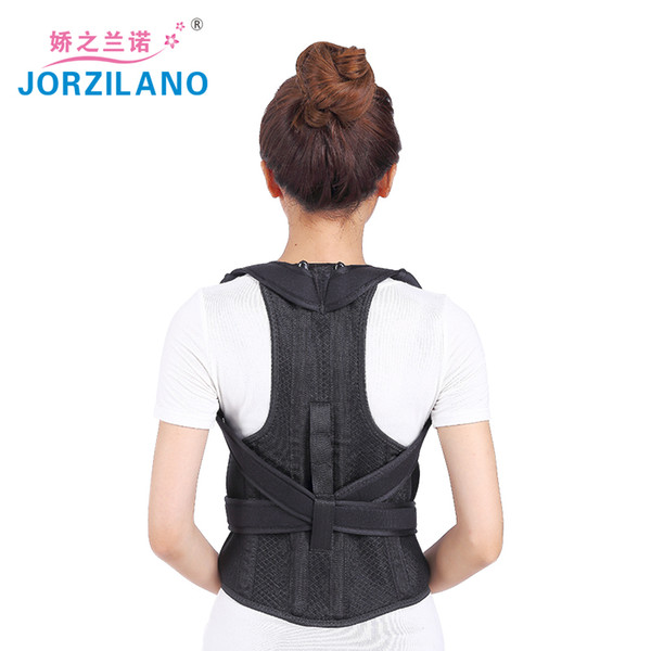 JORZILANO Wholesale- Unisex Adjustable Back Posture Corrector Brace Orthopedic Back Shoulder Support Belt for Men Women XS-XL Free Shipping