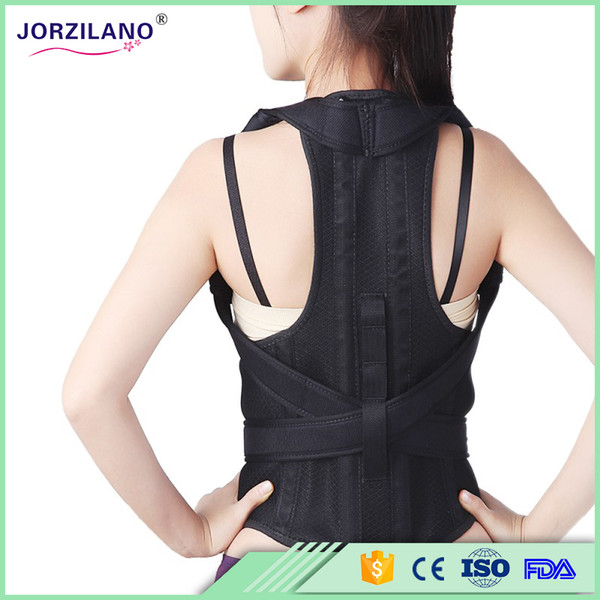 JORZILANO Unisex Men Women's Posture Back Brace Support Belt Posture Corrector Correction Belt SS-XL Size Adjustable