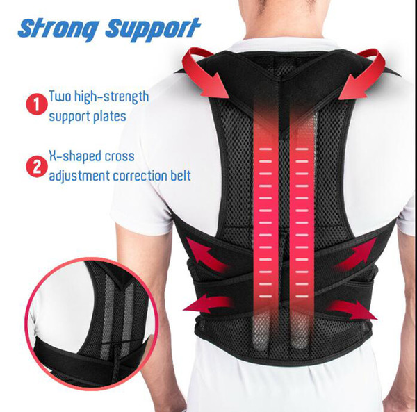 New back Posture Corrector for Men and Women Back Posture Brace Clavicle Support Stop Slouching and Hunching Adjustable Back Trainer