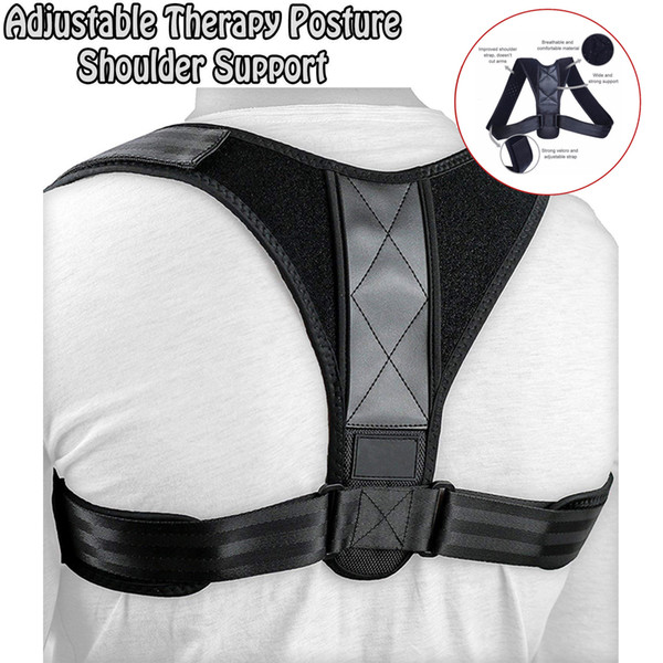 Upper Back Posture Corrector Clavicle Support Belt Back Straight Slouching Corrective Posture Correction Spine Braces Supports Health