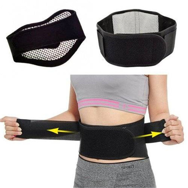 Adjustable Tourmaline Self-Heating Magnetic Waist Belt Lumbar Brace Support ZE1049200