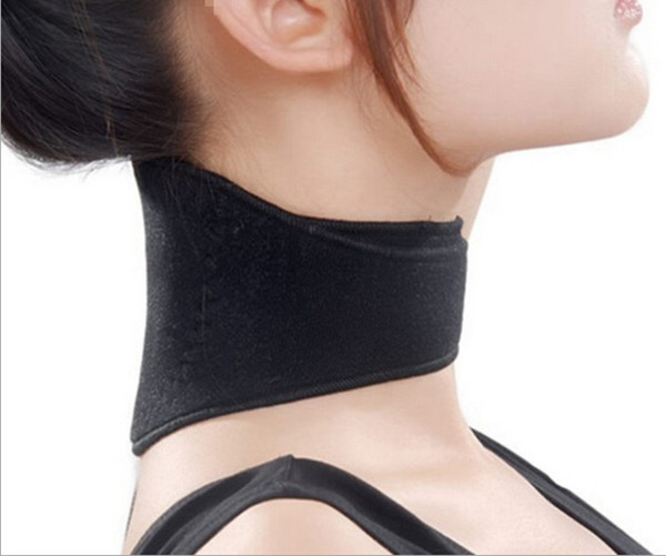 Casual Magnetic Neck Therapy Support Belt Spontaneous Heating Brace Massager for Cervical Vertebra Protection Free Shipping