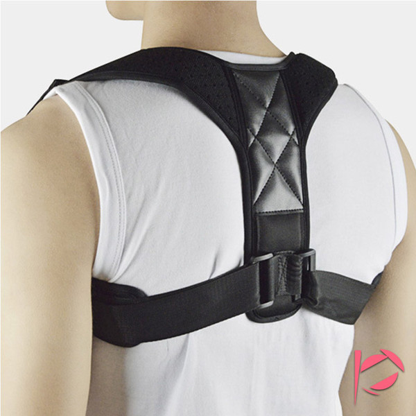 High Quality Black Back Support Belt Correcting Tape For Back Bone Care Medical Brace Posture Corrector Male Corset For Adult Women Unisex