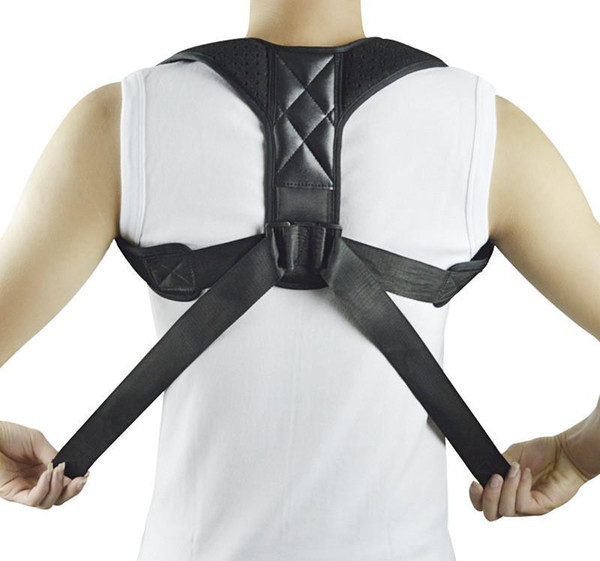 DHL free Posture Corrector Clavicle Spine Back Shoulder Lumbar Brace Support Belt Posture Correction Prevents Slouching in stock