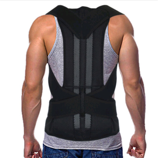 High Quality Strong Adjustable Back Brace Deluxe Posture Corrector Back Support Shoulder Belt for Men/Women