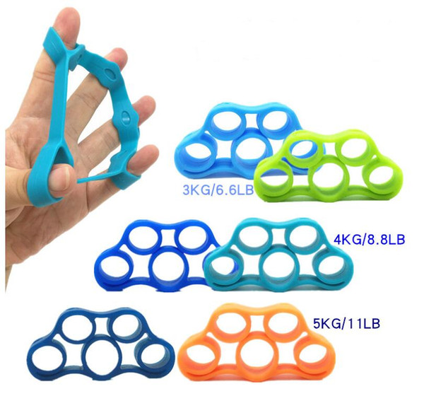 High quality Fitness Equipments yoga finger band Resistance Bands hand Stretcher Exerciser Grip Strength Wrist Exercise Finger Trainer