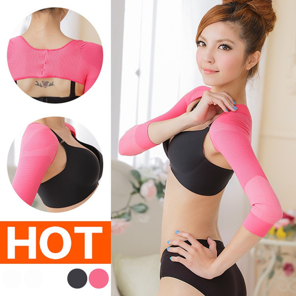 Female Body Sculpting Underwear Posture Correction Hunchback Long Sleeve Swing Butterfly Sleeves Protect Shoulder Beauty Blouse