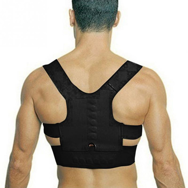 Hot Adjustable Back Therapy Shoulder Magnetic Posture Corrector for Girl Student Child Men Women Adult Braces Magnet Supports