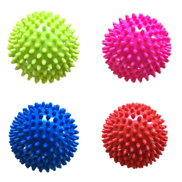 7.5 CM PVC Yoga Balls Footful Spiky Massage Thorn Acupressure Ball Trigger Point Sport Fitness Hand Foot Pain Relief