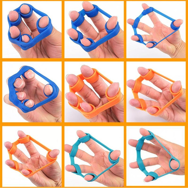 High quality Fitness Equipments yoga finger band Resistance Bands hand Stretcher Exerciser Grip Strength Wrist Exercise Finger Trainer