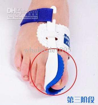 Retail Blue Toes Bunion Night Splint Corrector for Great Toe Health Nail Care Tools ,Free Shipping