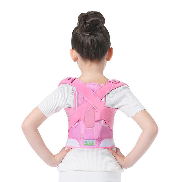 Children Kids Adjustable Magnetic Posture Corrector Adjustable Back Shoulder Supporting Back Corset Brace For Unisex Adult