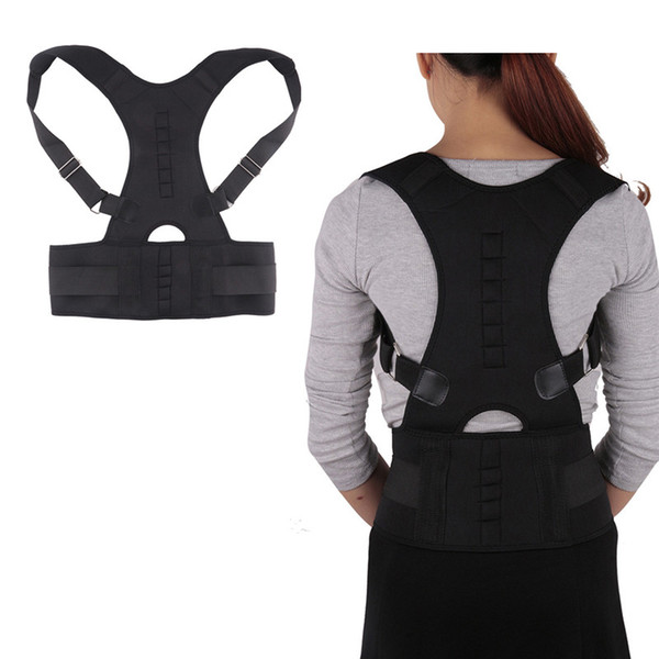 Adjustable Magnet Posture Corrector Corset Back Belt Straightener Brace Shoulder Corrector De Postura Suporte Belt 0613051