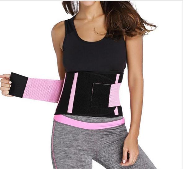 Neoprene Waist Trimmer Belts Body Shaper Back Brace Posture Corrector Slimming Belt Adjustable Support Corrector Corset Belly Girdles