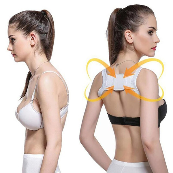 Body Brace Posture Shoulder Belt Unisex Corrector Easy use Back White Correction Posture